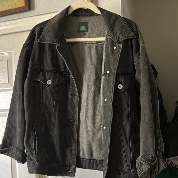 Wild fable Black Denim Jacket‎ - Picture 1 of 4